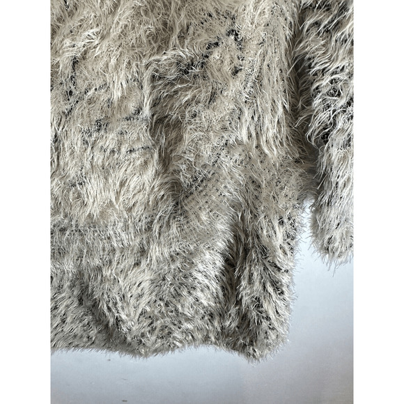 Vintage‎ Concept Cardigan Open Front Neutral Minimalist Faux Fur Woman’s XL NWT - Picture 5 of 16